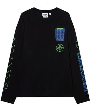 LAB C.O. OFF WHITE Off Active Long-Sleeved T-Shirt - Black