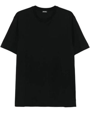 ZEGNA クルーネック Tシャツ - ブラック