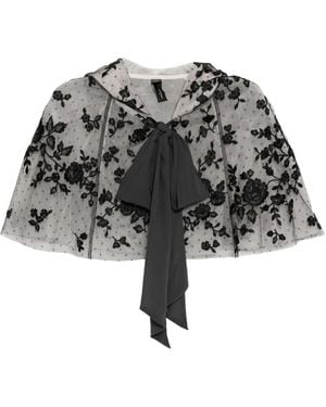 Needle & Thread Rosa Kapuzenjacke - Schwarz