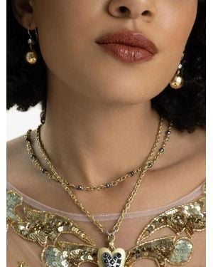 Sylva & Cie Diamond Earrings - Brown