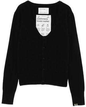 Extreme Cashmere Dorothea Button-Up Cardigan - Black