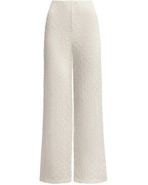 12 STOREEZ Lace Trousers - White