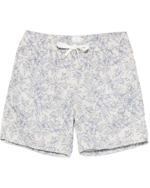 Eleventy Bañador Con Estampado Floral - Blanco