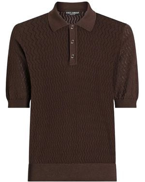 Dolce & Gabbana ポロシャツ - ブラウン