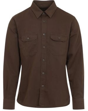 Tom Ford Pocket Shirt - Brown