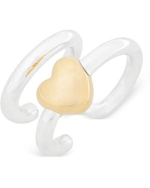 Tous Flechazo Ear Cuff Mit Herzdetail - Weiß