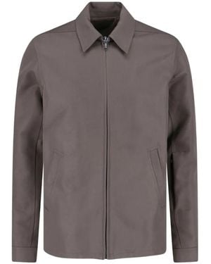 Rick Owens Jumbo Faun Snap-Closures Shirt - Brown