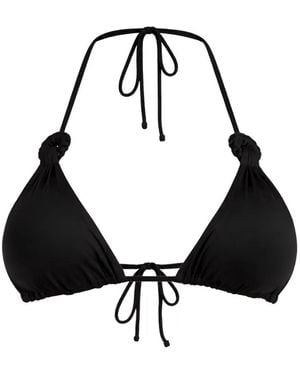 Fisico Knot-Tie Bikini Top - Black
