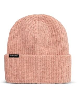 Peak Performance Ribbed-Knit Beanie Hat - Pink