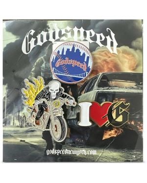Godspeed New York Pins (Set Of Three) - Black