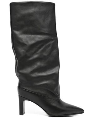 ADRIANNA FERETTI Pointed-Toe Boots - Black