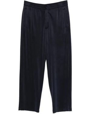 Giorgio Armani Elasticated-Waist Trousers - Blue