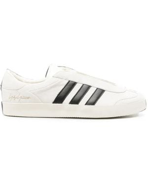 Y-3 Gazelle Lace-Up Sneakers - White