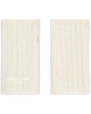 Givenchy Paris Handschoenne Van Alpacawol - Wit