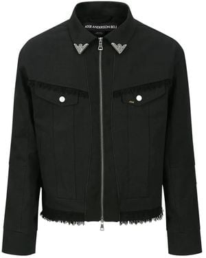 ANDERSSON BELL Fringed-Detailed Jacket - Black