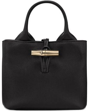 Longchamp ル ロゾ レザーミニバッグ Xs - ブラック