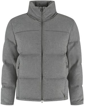 Sease Tribeca Funnel-Neck Padded Jacket - Gray