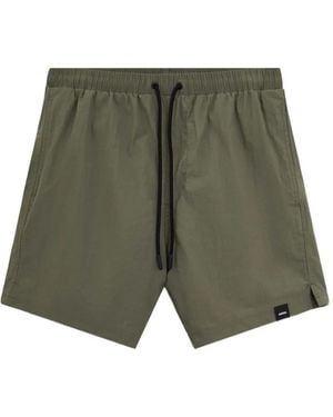 Aspesi Drawstring Swim Shorts - Green