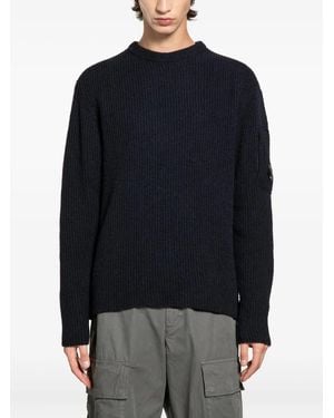 C.P. Company Pullover mit Rundhalsausschnitt - Blau