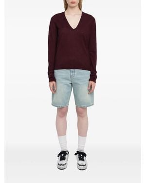 Zadig & Voltaire Pull À Col V Rivy - Rouge