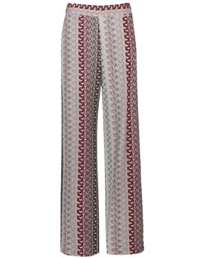 PHO® Firenze Jacquard-Knit Palazzo Pants - Natural