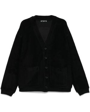 Mastermind Japan ジャカード カーディガン - ブラック