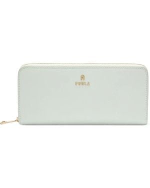 Furla Logo Plaque Wallet - Grey