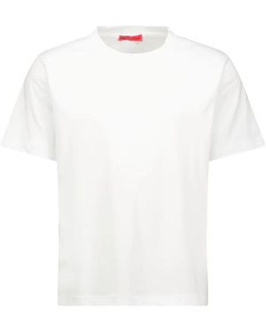 MOTR Handkerchief-Hem Paneled T-Shirt - White