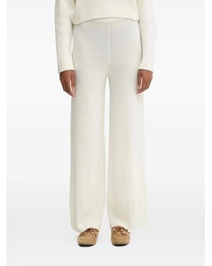 Benetton Pantalones Anchos - Blanco