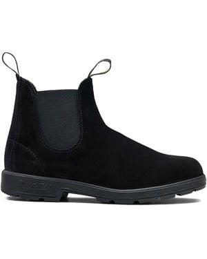 Blundstone Suede Chelsea Boots - Black