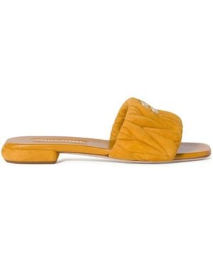 Miu Miu Sandali Slides - Giallo