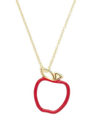 Aliita 9K Apple-Shaped Necklace - Pink