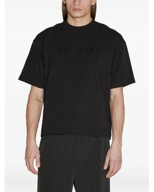 VTMNTS T-Shirt Met Ronde Hals - Zwart