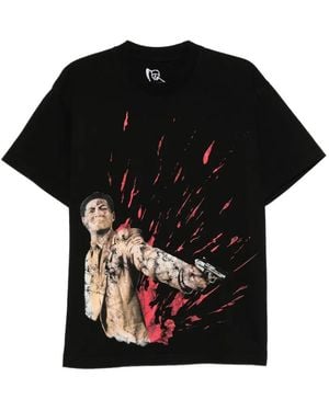 Warren Lotas Graphic-Print T-Shirt - Black