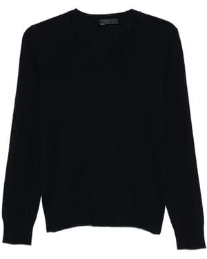 Prada Pullover mit V-Ausschnitt - Schwarz