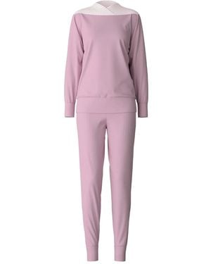 CALIDA Striped-Detail Pyjamas - Pink
