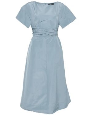 Weekend by Maxmara Round Neck Dress - Blue