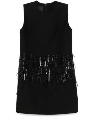 Valentino Garavani Crepe Mini Dress - Black