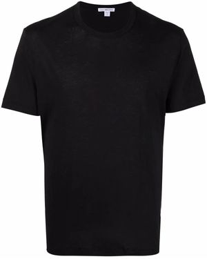 James Perse Short-Sleeve Cotton T-Shirt - Black