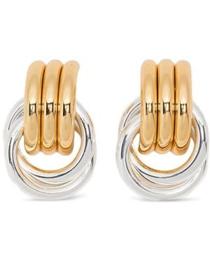 Heaven Mayhem Mini Knot Earrings - Metallic