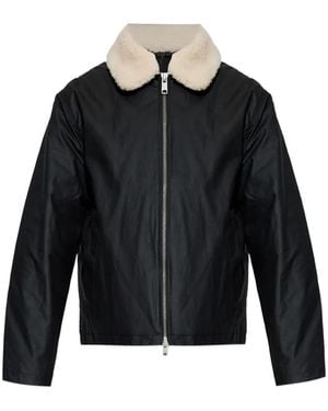 AllSaints Boston Waxed Jacket - Black