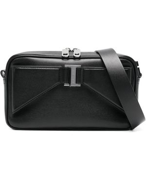 Dolce & Gabbana レザー メッセンジャーバッグ - ブラック
