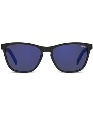 Levi's Lunettes De Soleil À Monture Carrée - Bleu