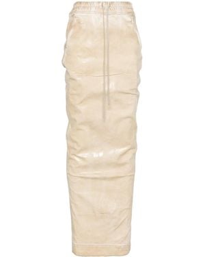 Rick Owens Pillar Maxi Skirt - Natural