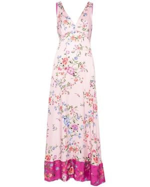 Liu Jo Long Flowery Dress - Pink