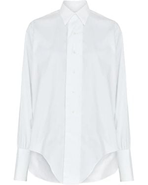 Maison Margiela カーブヘム シャツ - ホワイト