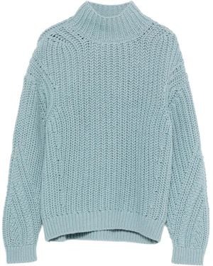 Marc O' Polo Trui Met Hoge Hals - Blauw