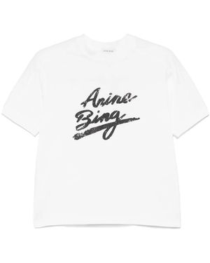 Anine Bing Jaylin Tシャツ - ホワイト