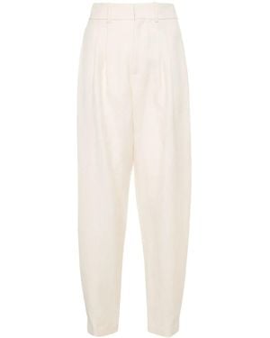 Ralph Lauren High-Waisted Tapered Trousers - White