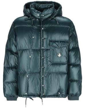 Moncler Karakorum Hooded Short Down Jacket - Green
